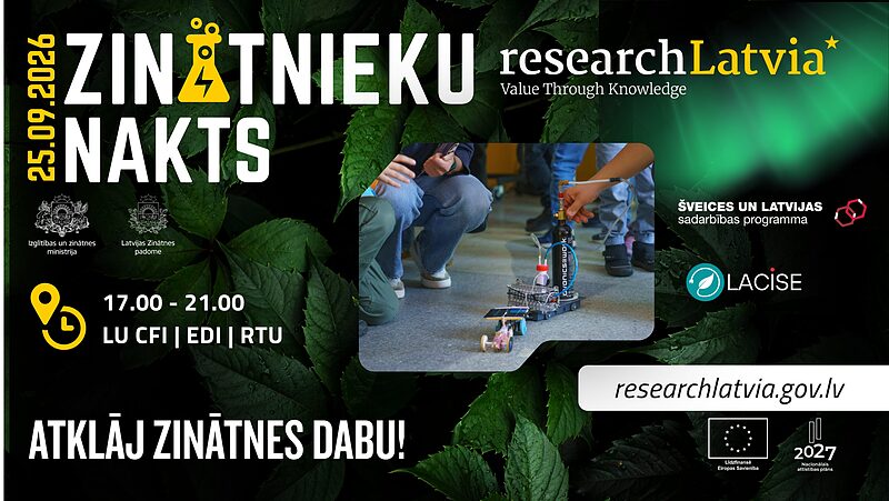 Atklāj nākotni Eiropas Zinātnieku naktī kopā ar LACISE